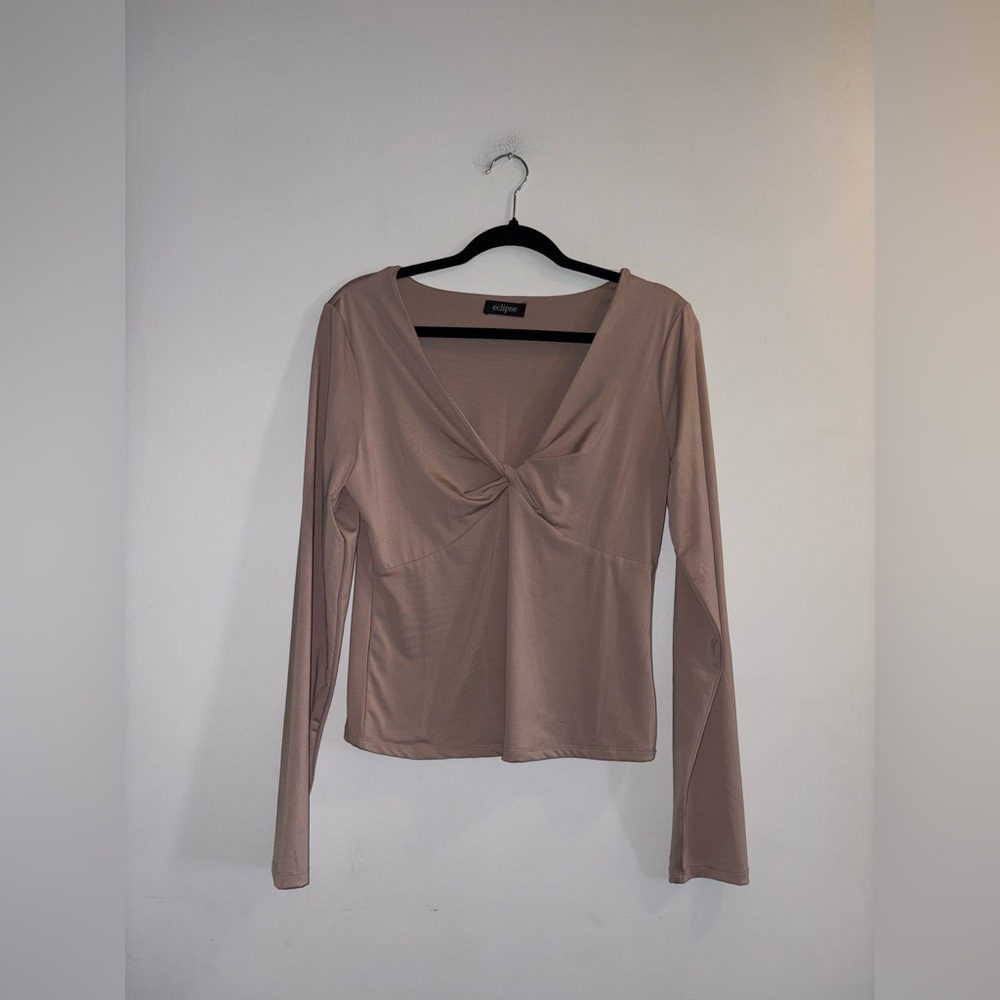 Eclipse | Beige Twist Front Longsleeve (NEW)